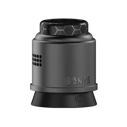 Bonza Pro RDA Matte Gunmetal de Thunder Cloud & Vaping Bogan