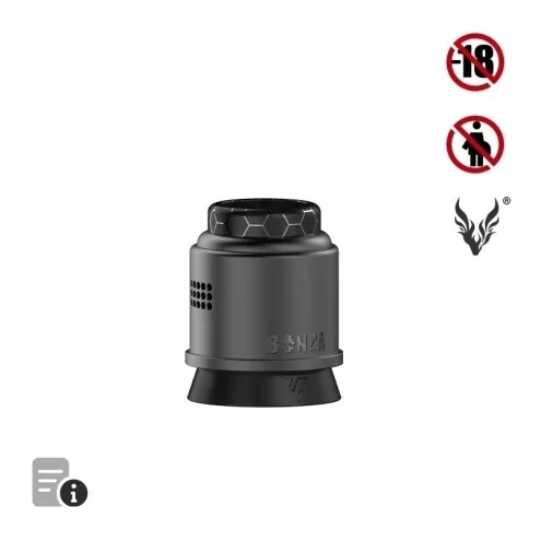 Bonza Pro RDA Matte Gunmetal de Thunder Cloud & Vaping Bogan