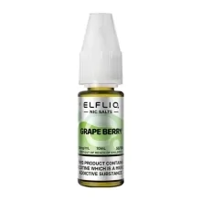 E-liquide Grape Berry Sels de Nicotine 10ml de Elfliq par ElfBar