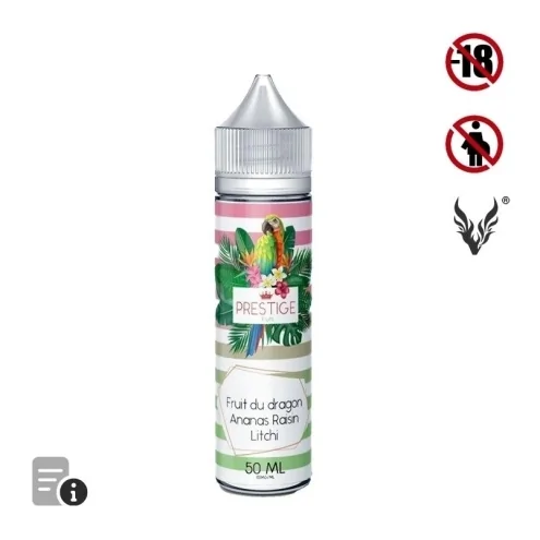 E-liquide Fruit du Dragon Ananas Raisin Litchi 50ml de Prestige Fruits