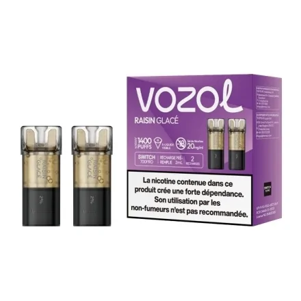 Cartouche Switch Pro Raisin Glacé de Vozol
