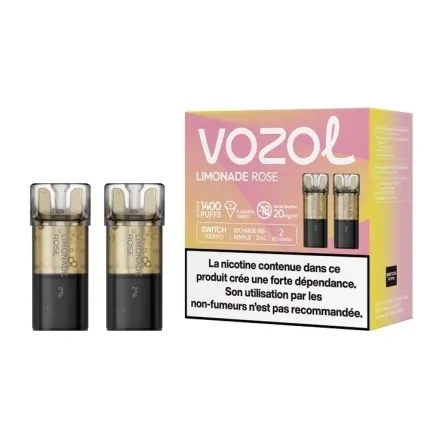 Cartouche Switch Pro 2ml Limonade Rose de Vozol