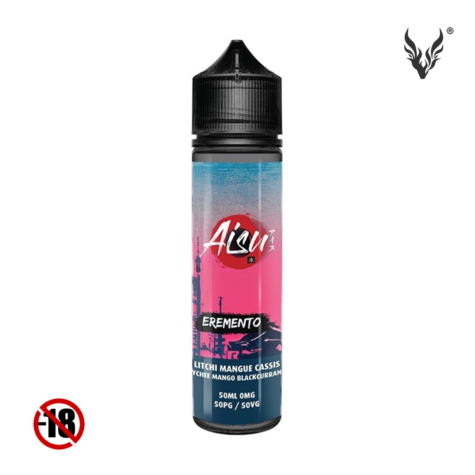 E-liquide Litchi Mangue Cassis 50ml de Aisu Eremento par Zap Juice