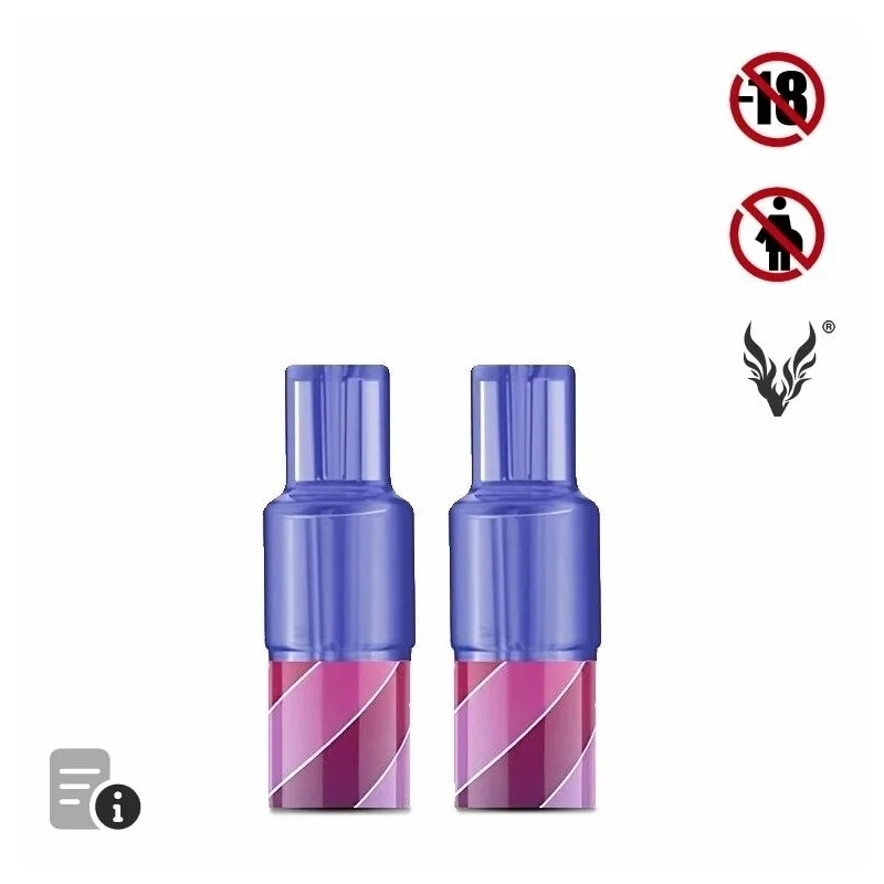 Cartouches Pré-Remplie Myrtille Grenade de Wpuff 2.0 by Liquideo