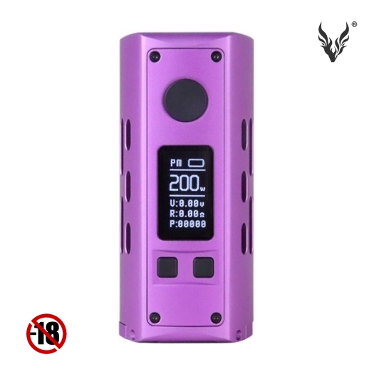 Box Republic Squonk Dual Satin Purple de Grimm Green & Vaperz Cloud Box Republic Squonk Dual Satin Purple de Grimm Green & Vaperz Cloud