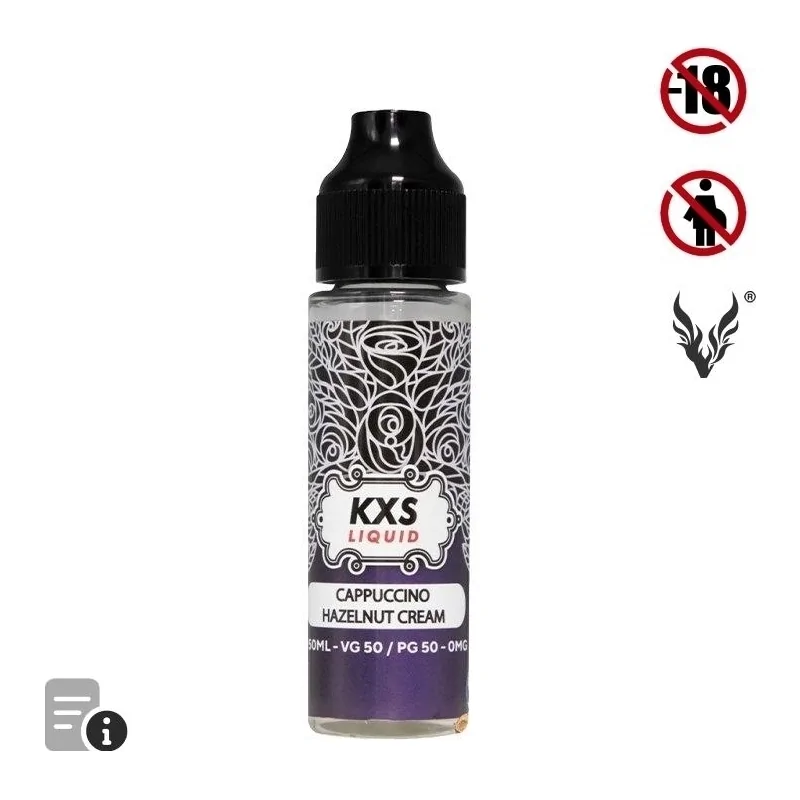 E-liquide Cappuccino Hazelnut Cream 50ml de KXS Liquid