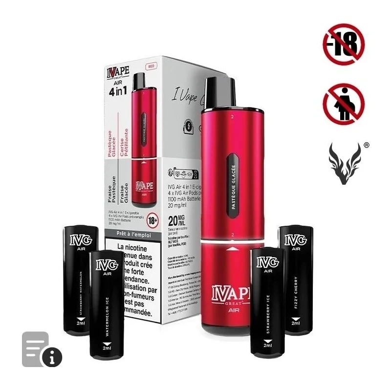 Puff Air 4 in 1 Red Edition de IVapeGreat