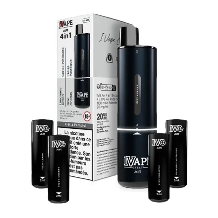 Puff Air 4 in 1Black Edition de IVapeGreat
