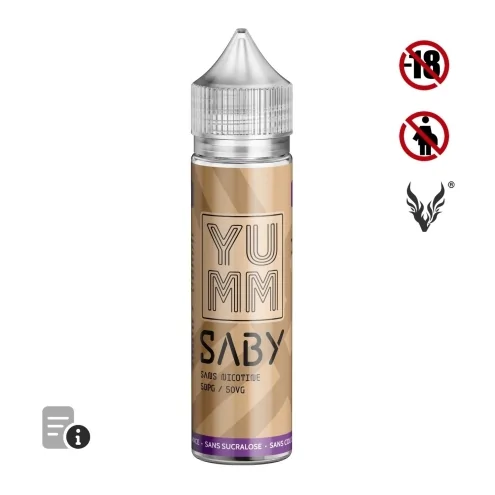 E-liquide Saby 50ml (No Sweet) de YUMM E-liquide Saby 50ml (No Sweet) de YUMM