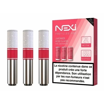Cartouches Nexi One Limonade Rose Glacée de Aspire