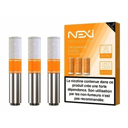 Cartouches Nexi One Triple Mangue Glacée de Aspire
