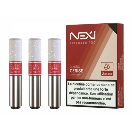 Cartouches Nexi One Classic Cerise de Aspire