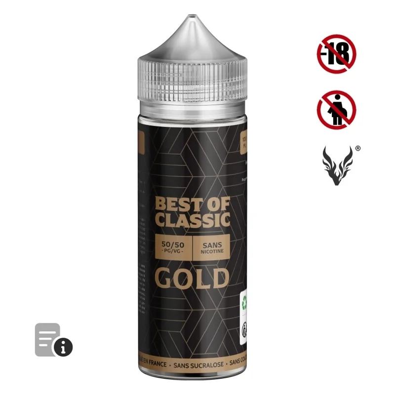E-liquide Gold 100ml de Best Of Classic