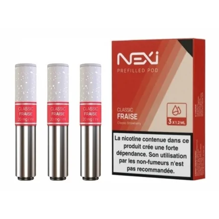 Cartouches Nexi One Classic Fraise de Aspire