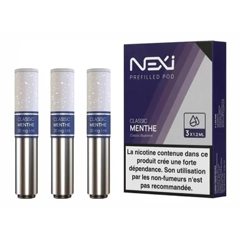 Cartouches Nexi One Classic Menthe de Aspire Cartouches Nexi One Classic Menthe de Aspire
