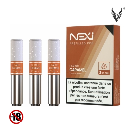 Cartouches Nexi One Classic Caramel de Aspire Cartouches Nexi One Classic Caramel de Aspire