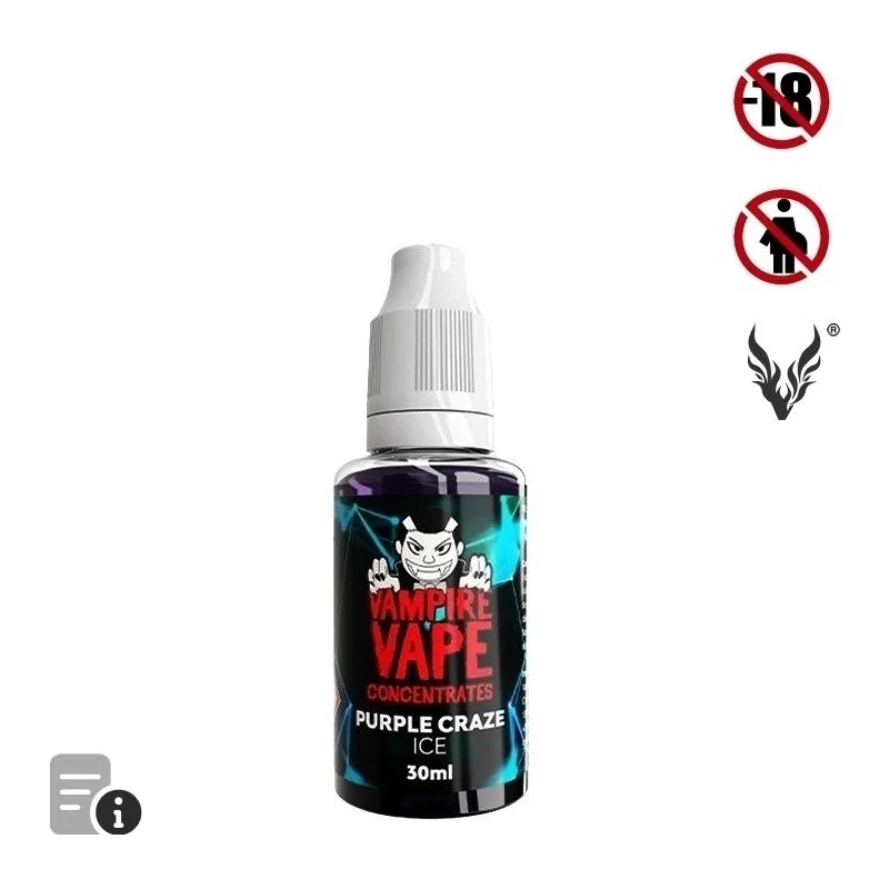 Arôme Purple Craze Ice 30ml de Vampire Vape