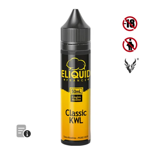 E-liquide Classic KWL 50ml de Eliquid France E-liquide Classic KWL 50ml de Eliquid France