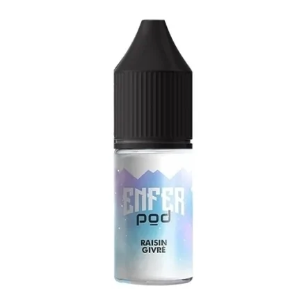 E-liquide Raisin Givré aux sels de nicotine 10m de Enfer pod