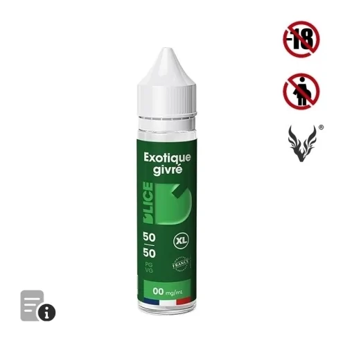 E-liquide Exotique Givré 50ml de Dlice E-liquide Exotique Givré 50ml de Dlice