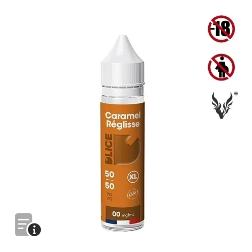 E-liquide Caramel Réglisse 50ml de Dlice E-liquide Caramel Réglisse 50ml de Dlice