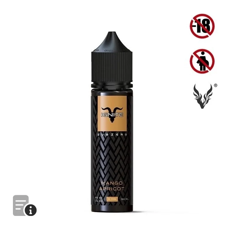 E-liquide Mango Apricot 50ml de Ignite Subzero
