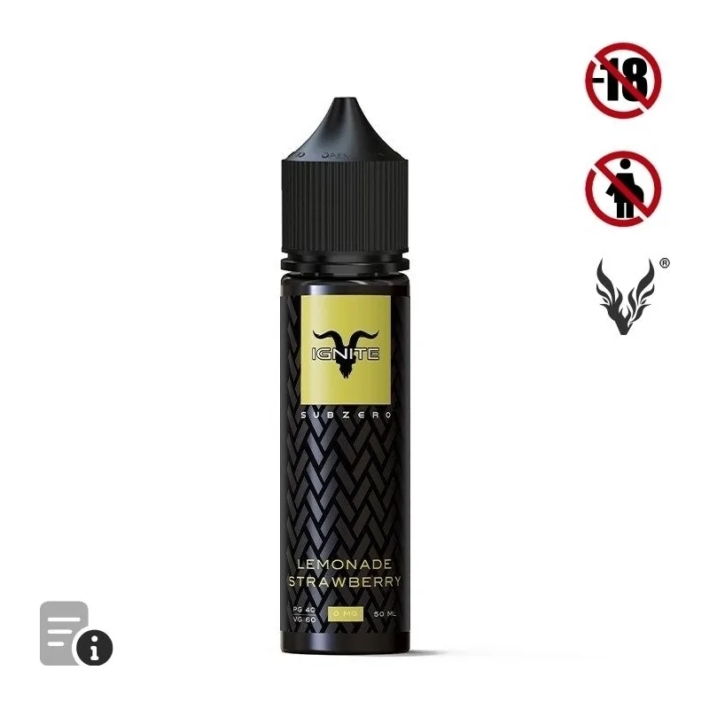 E-liquide Lemonade Strawberry 50ml de Ignite Subzero