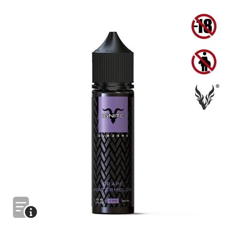 E-liquide Grape Watermelon 50ml de Ignite Subzero