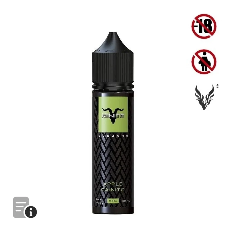 E-liquide Apple Cainito 50ml de Ignite Subzero