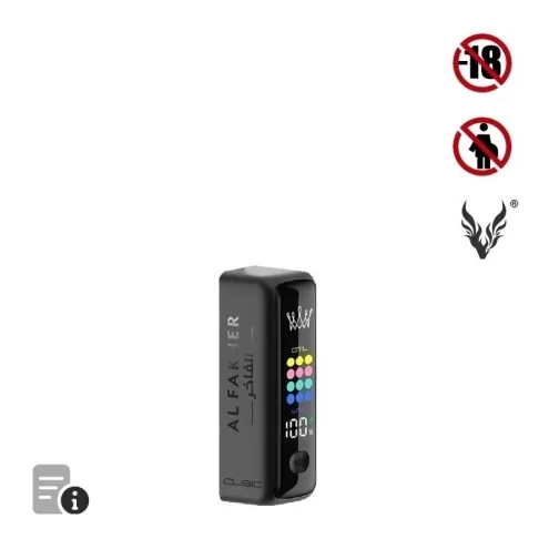 Batterie Cubic 30k Matt Black de Crown Bar Batterie Cubic 30k Matt Black de Crown Bar
