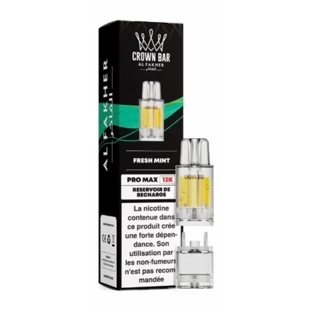 Cartouche Pré-remplie Pro Max Fresh Mint de Crown Bar