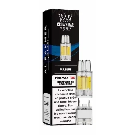 Cartouche Pré-remplie Pro Max Mr Blue de Crown Bar