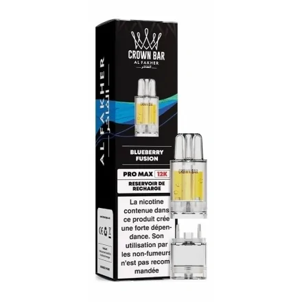 Cartouche Pré-remplie Pro Max Blueberry Fusion de Crown Bar