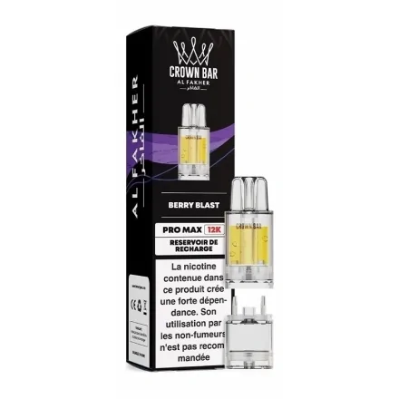 Cartouche Pré-remplie Pro Max Berry Blast de Crown Bar