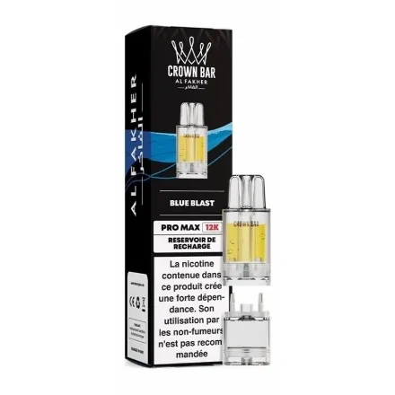 Cartouche Pré-remplie Pro Max Blue Blast de Crown Bar