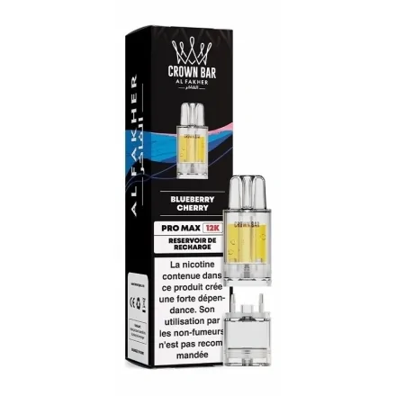 Cartouche Pré-remplie Pro Max Blueberry Cherry de Crown Bar