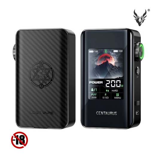 Box Centaurus BT200 Black Carbon de Lost Vape