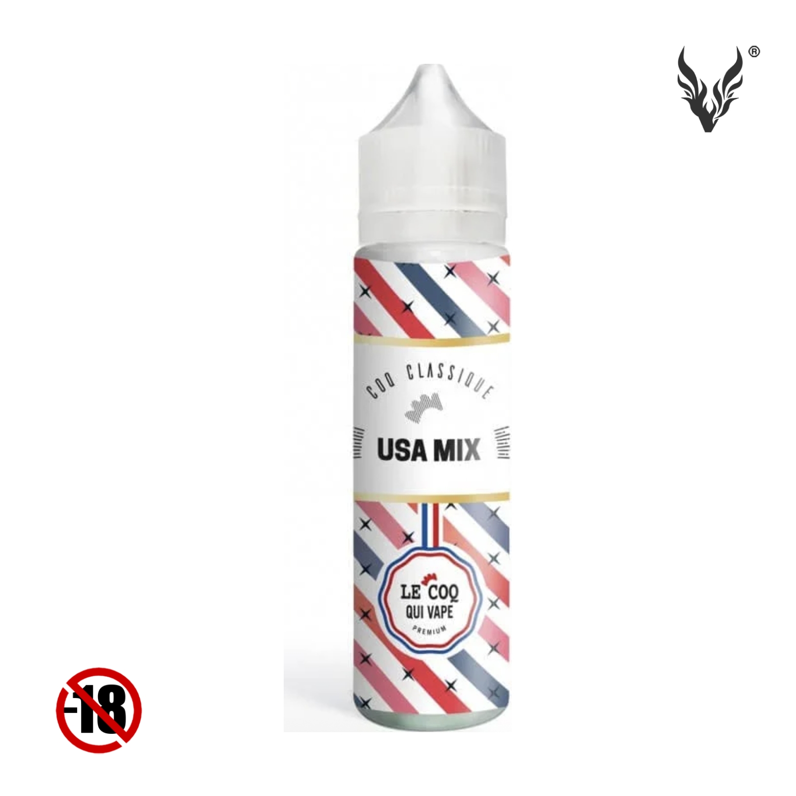 E-liquide USA Mix 50ml de Le Coq Qui Vape E-liquide USA Mix 50ml de Le Coq Qui Vape