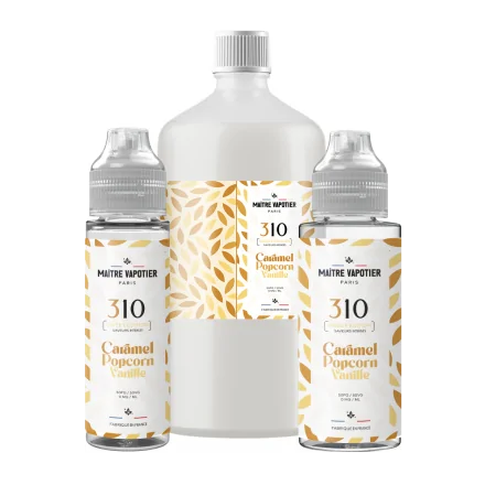 N° 310 • Caramel Popcorn Vanille de Maître Vapotier