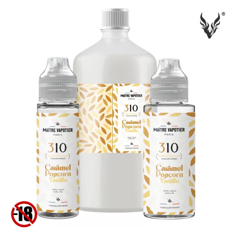 N° 310 • Caramel Popcorn Vanille de Maître Vapotier