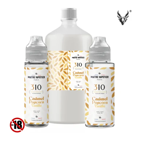 N° 310 • Caramel Popcorn Vanille de Maître Vapotier N° 310 • Caramel Popcorn Vanille de Maître Vapotier