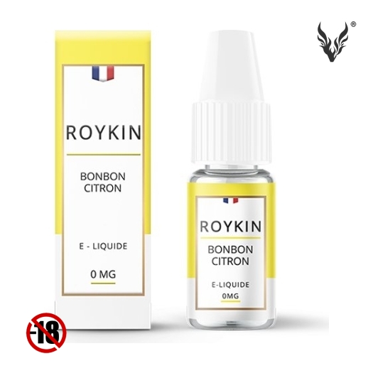 E-liquide Bonbon Citron 10ml de Roykin E-liquide Bonbon Citron 10ml de Roykin