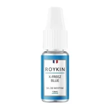 E-liquide X-Freez Blue Sels de Nicotine 10ml de Roykin