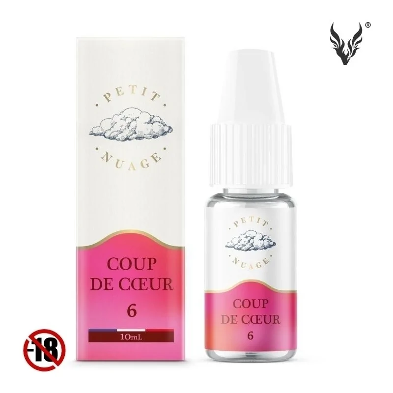 E-liquide Coup de Coeur 10ml de Petit Nuage