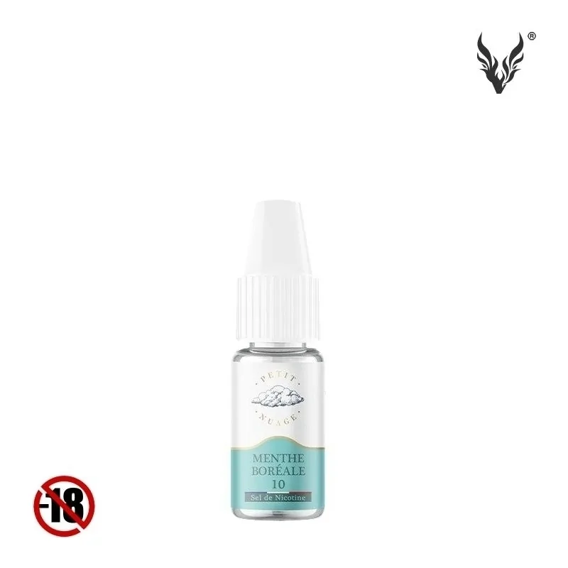 E-liquide Menthe Boréale Sels de Nicotine 10ml de Petit Nuage