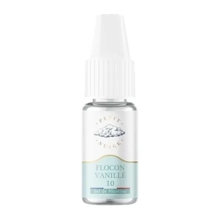 E-liquide Flocon Vanillé Sels de Nicotine 10ml de Petit Nuage