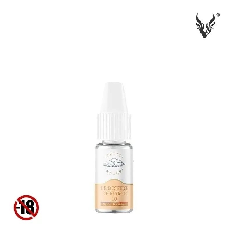 E-liquide Le Dessert de Mamie Sels de Nicotine 10ml de Petit Nuage