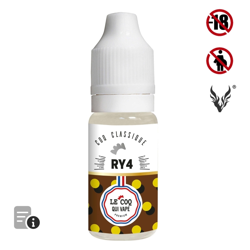 E-liquide RY4 10ml de Le Coq Qui Vape