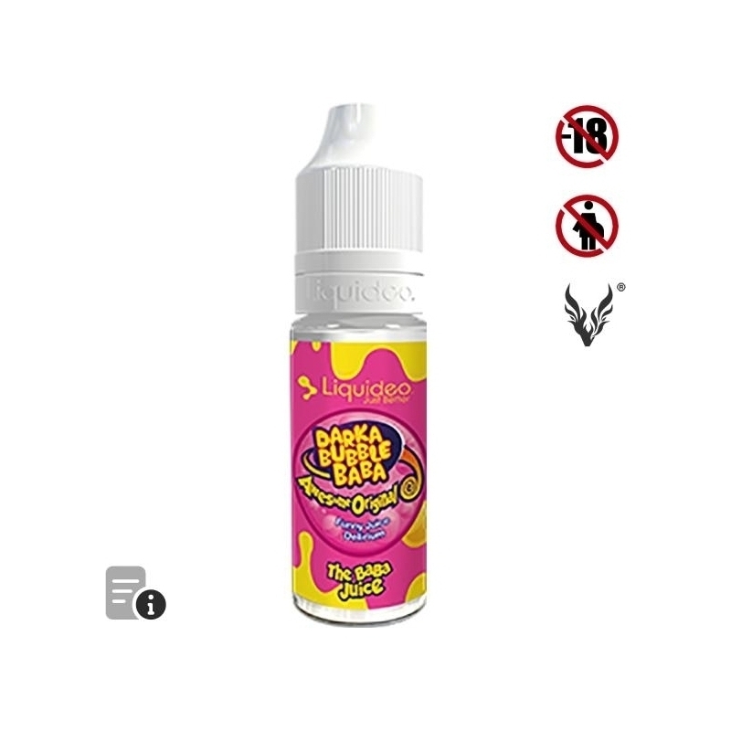 E-liquide Darka Bubble Baba de Liquideo Tentation