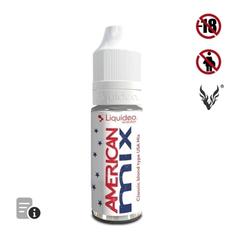 E-liquide American Mix 10ml de  Liquideo Evolution